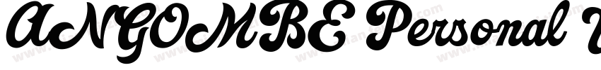 ANGOMBE Personal Use字体转换